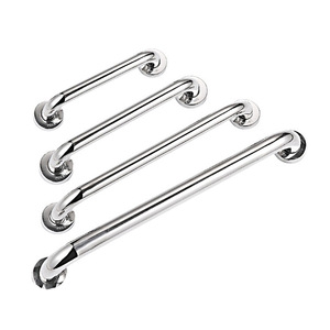 Barre d'appui en acier inoxydable 300mm 400mm 500mm, poignée de sécurité antidérapante pour salle de bain, design moderne et simple - Product Image 2
