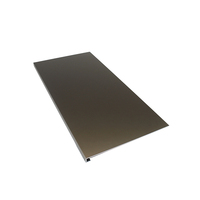 Tôle d'aluminium anodisé satiné bronze foncé 5052 3003 de 0,5 mm à 3 mm avec AA20 AA25 pour façade de musée et intérieur haut de gamme de l'hôtellerie