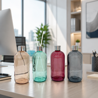 Bouteilles diffuseuses personnalisées 30ml 50ml, flacons vides en verre pour diffuseur d'huiles essentielles, bâtonnets diffuseurs