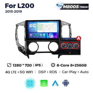 MEKEDE MS Android 8Core 8 + 128G DSP IPS 2.5Dหน้าจอเครื่องเล่นดีวีดีรถยนต์สําหรับMitsubishi Triton L200 5 2015-2019 รถเล่นRDS WIFI GPS - Product Image 2