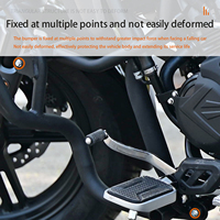Nouvelle barre de protection antichoc Haojue TR300 PLUS Urban Touring Edition |   Protection de moteur en acier au carbone noir givré |   HJ300-5 Adaptabilité 1 an