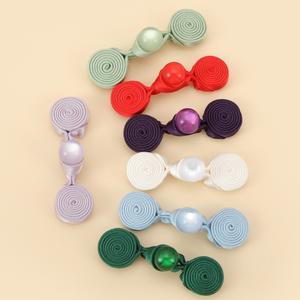 Buena calidad Cheongsam Pan incienso Mano China Retro Hanfu camisa botón Jade perla accesorios decorativos - Product Image 2