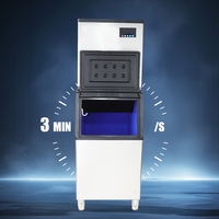 Machine à glace floconneuse 300 kg 24h, machine à fabriquer des blocs de glace, machine à glace neige automatique commerciale pour les entreprises, prix alimentaire