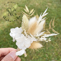 Vente en gros de fleurs séchées artisanales de longue durée, boîte cadeau de Noël, mini bouquet, gâteau, mariage, Pâques, décorations festives, cadeau