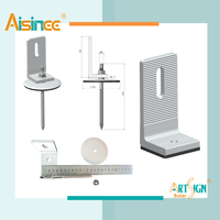 Crochets de fixation solaire en L pour panneaux solaires, pour toitures en tuiles étanches et toitures métalliques, en aluminium, support de montage solaire |   Art Sign