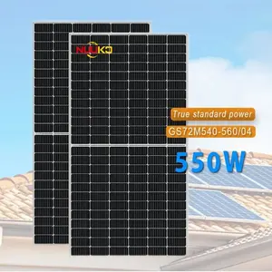 Armazém da Europa do painel 550W toda preta de alta eficiência na Polônia1 Painéis Painéis solares