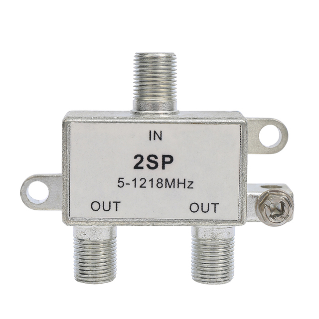 2way 3way 4way 1-1218Mhz Power Passing CATV TV Satellite signal Indoor Coaxial Cable Splitter Catv Splitter