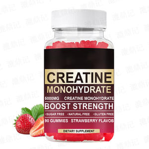 OEM/ODM Gommes à la créatine remplies de liquide sans sucre-5000mg de monohydrate de créatine, supplément énergétique pour la croissance musculaire et la forme physique - Product Image 1