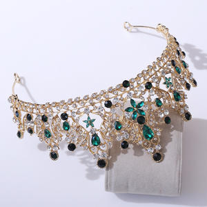 Tocado de boda de aleación de moda cristal Rhinestone nupcial diadema Tiara corona <span class=keywords><strong>para</strong></span> mujeres <span class=keywords><strong>para</strong></span> aniversarios y compromisos - Product Image 4