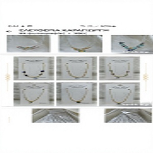 Collier en métal perlé avec protection contre le mauvais œil, imperméable, écologique et durable - Product Image 5