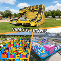 Parcours d'obstacles de style ninja durable pour adultes avec équipement en mousse haute densité pour l'entraînement en plein air