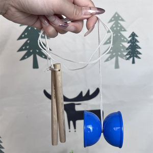 Enfants Jouet Classique Chinois Yo Yo Ball Bâtons En Bois Jonglerie <span class=keywords><strong>Roulement</strong></span> En Plastique <span class=keywords><strong>Diabolo</strong></span> yoyo - Product Image 4
