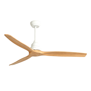 <b>Modern</b> Decorative 3 Blade Wooden <b>Ceiling</b> <b>Fan</b> Without <b>Light</b> Black Downrod Mount for Living Room Bedroom and Hotel - Product Image 3