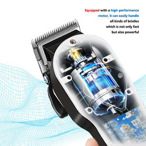 Tondeuse à <span class=keywords><strong>cheveux</strong></span> sans fil professionnelle, tondeuse électrique avec écran LED pour hommes, barbier, usage domestique - Product Image 2