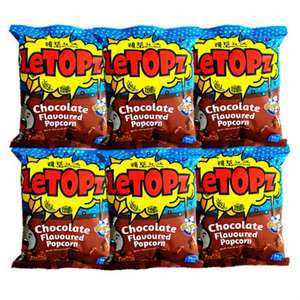 Palomitas de Maíz Suaves LETOPZ Halal de Primera Calidad, Sabor Caramelo y Chocolate, Horneadas, Dulces, 40g, Envasadas al Vacío, Snacks de Frutas y Verduras - Product Image 1