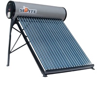 Haier Chauffe-eau solaire à tube sous vide en cuivre écologique pressurisé pour garage, hôtel, installation autoportante