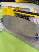 Enrutador CNC de puente de 4 ejes con soporte de fábrica de China, máquina de corte de piedra MGRANITE, importación de losa de piedra de cuarzo CAD, mármol de granito