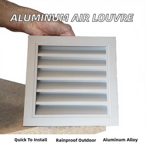 Rejilla Difusora Cuadrada de Aluminio Personalizada, Resistente a la Lluvia, para Exteriores, Fácil Instalación - Product Image 3