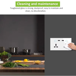 Enchufe de Pared Inteligente LEDEAST WG01 con Control Remoto WIFI, Doble USB, Tuya, para Reino Unido y Estados Unidos, con Función de Medición de Electricidad - Product Image 5