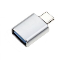 Adaptateur USB-C vers USB 3.0 OTG en aluminium avec sortie DC pour ordinateur portable, téléphone portable et appareil photo - Neuf