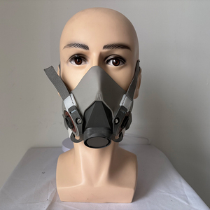 Masque demi-visage certifié CE 6200 avec cartouche filtrante, <span class=keywords><strong>protection</strong></span> multi-gaz pour soudure chimique, laboratoire, directement de l'usine - Product Image 2