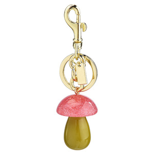 Vegetables Food Luxury Mushroom Keychain <b>Car</b> Mushrooms <b>Keyring</b> Pendant Bag Charms Keychain Fashion Bag Accessories Gift for Girl - Product Image 4