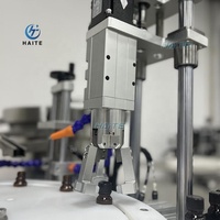 Ligne de machines de remplissage, de bouchage et d'étiquetage de flacons à bille en verre semi-automatiques pour huile de parfum et déodorant HAITE