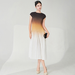 <span class=keywords><strong>Abbigliamento</strong></span> all'Ingrosso, Abiti Femminili alla Moda, Vestiti Estivi Casual di Alta Qualità con Effetto Sfumato Elasticizzato - Product Image 6