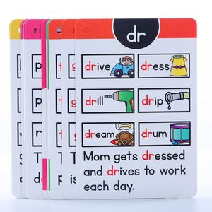 Tarjetas de Fonética para Actividades, Práctica de Ortografía y Pronunciación, Digrafías CVC, Material Didáctico para la Vida Diaria, Tarjetas de Memoria Flash - Product Image 5