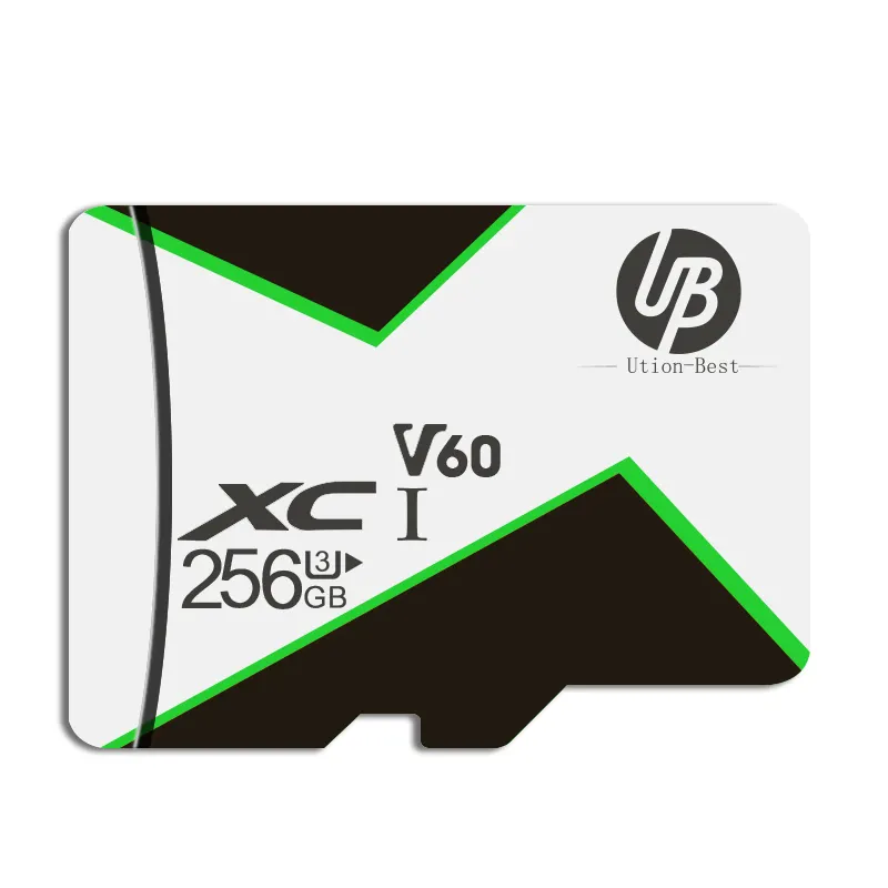 Toptan özelleştirilmiş orijinal yüksek hız 16GB 32GB 64GB 128GB 256GB EVO bellek TF SD kart sınıf 10 için cep