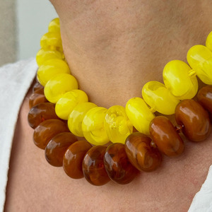 Collar <span class=keywords><strong>de</strong></span> Cuentas Acrílicas <span class=keywords><strong>de</strong></span> Diseño Exclusivo, Hecho a Mano, Versátil, <span class=keywords><strong>para</strong></span> Mujer, Ideal <span class=keywords><strong>para</strong></span> Vacaciones <span class=keywords><strong>de</strong></span> Verano en la Playa, Venta al Por Mayor - Product Image 5
