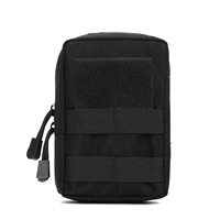 Sac banane BEARKY pour homme, compatible MOLLE, en polyester respirant, pour activités de plein air, rangement de téléphone et accessoires, idéal pour les passionnés de sport, avec cordon de rangement compact pour outils