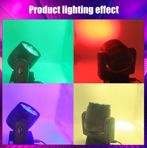 Projecteur LED mobile 7 têtes à haute densité de puissance, contrôle DMX512, design léger pour utilisation mobile, mise au <span class=keywords><strong>point</strong></span> réglable 8.5-45° - Product Image 2