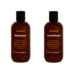 Shampooing capillaire hydratant à la kératine et au ginseng, sans sulfate, enrichi en biotine - Product Image 4