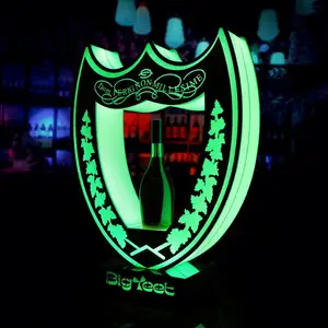 Custom Rechargeable Glorifier Display VIP Service Bottle Presenter For Night Club Wedding Party