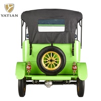 Voitures classiques électriques rétro personnalisées pour le tourisme et les mariages, avec moteur AC 7,5 kW, batterie 72 V, 7-8 places