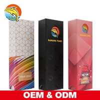 Boîte rigide en carton personnalisée avec logo et graphique gratuit, pour cartouches 3g, étui de rangement compact, préchauffage propre, anti-poussière, cartouches jetables vides