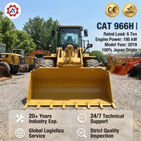 Chargeuse sur pneus d'occasion d'origine japonaise CAT 966H, chargeuse Caterpillar d'occasion à vendre à prix réduit