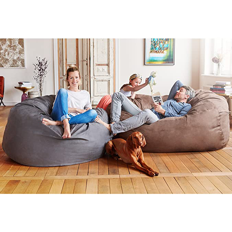 D3FT 4FT 5FT 6FT 7FT Micro Suede Lazy Boy Bean sacs grande taille mousse Love sac Bean bag lit