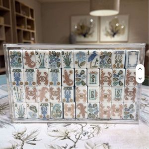 Meilleure vente transfrontalière : Ensemble de Mahjong américain en acrylique, tuiles personnalisées et créatives, pour un divertissement décontracté et <span class=keywords><strong>loisirs</strong></span>, Taizhou - Product Image 5