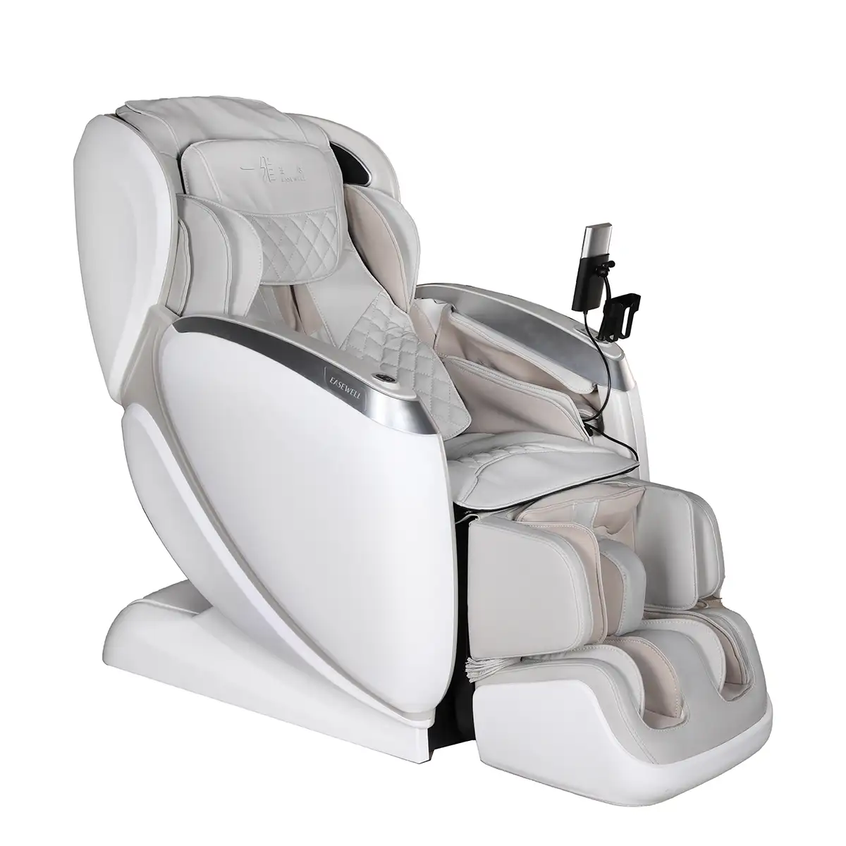 Silla de masaje 3D reclinable de cuerpo completo, asiento de masaje thai EASEWELL 3 en 1, shiatsu de gravedad cero con terapia de calefacción en cuna