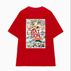 Unisex Summer <b>Long</b> Tee | 100% Cotton Plus Size Eco-Friendly Vintage Style Customizable Prints ODM Available - Product Image 4