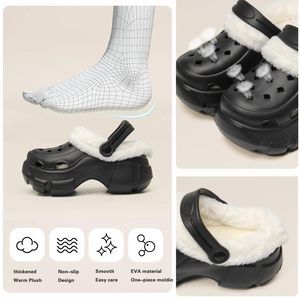 <span class=keywords><strong>Sabots</strong></span> HEVA pour femmes, plateforme respirante, légers, doublés, amovibles, <span class=keywords><strong>mules</strong></span>, automne/printemps, chauds, à talon compensé, antidérapants, intérieur/extérieur, confortables - Product Image 6