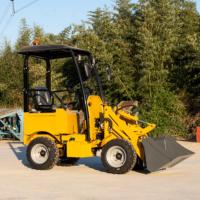 Backhoe Skid Steer Loader Euro 5 Baru CE EPA 400kg Mini Wheel Loader Listrik untuk Transportasi Kargo dan Mesin Pertanian