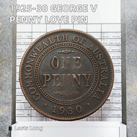 Pièce de monnaie australienne commémorative personnalisée en cuivre et laiton, gravée à l'estampe, souvenir antique de collection