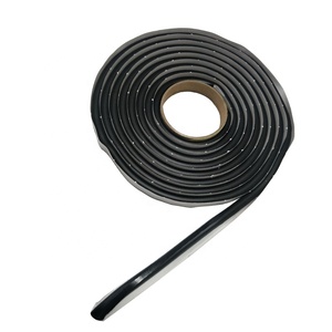 Nastro sigillante butilico impermeabile MENGSHAN colore nero 2-20mm utilizzato nel rumore e nell'isolamento di porte, pavimenti, tetti, paralumi, luci - Product Image 2