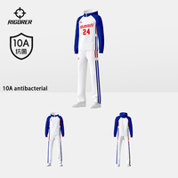 Combinaison de jogging extensible légère de qualité supérieure Rigorer pour l'échauffement en studio et les programmes de santé