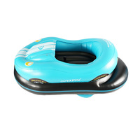 Bouée gonflable de course en PVC, siège de voiture tamponneuse, transat flottant pour piscine, jouet aquatique gonflable