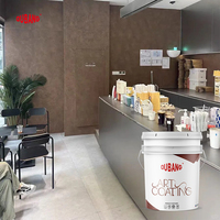 Revêtement liquide acrylique de luxe DUBANG avec effet métallique pour créer une ambiance chaleureuse et moderne pour les murs