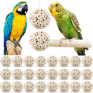 Handcrafted Eco-Friendly Soft Bird <strong>Toy</strong> Natural Shreddable Chew <strong>Wholesale</strong> Sola Ball <strong>Toy</strong> for <strong>Parrot</strong> Parrotlet Budgie &amp; Finch - Product Image 1